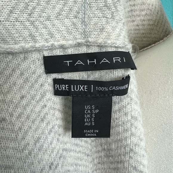 Tahari Luxe Cashmere Long sweater - Picture 8 of 8